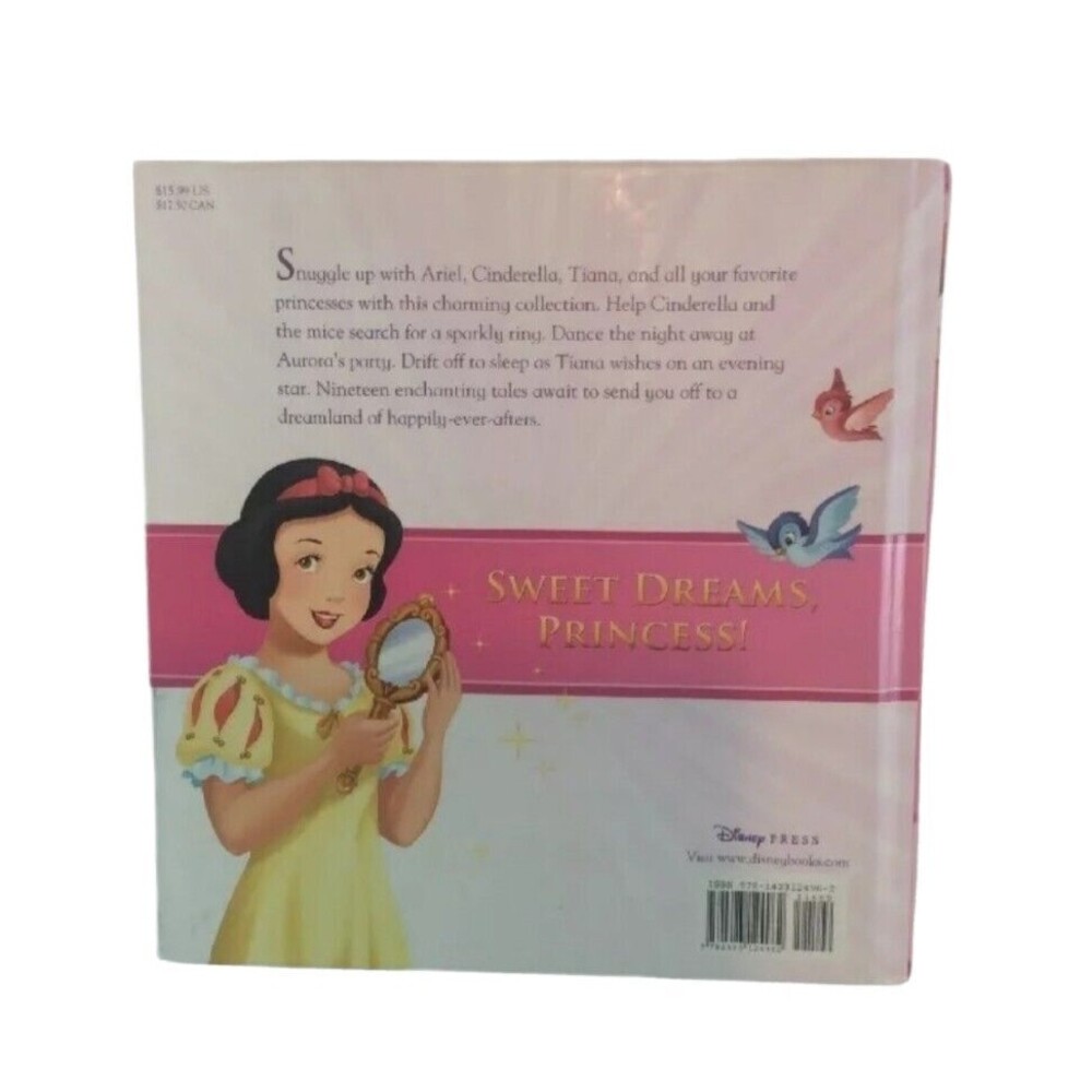Disney Book Princess Bedtime Stories Cinderella Beauty Beast Collection Child - Picture 2 of 12